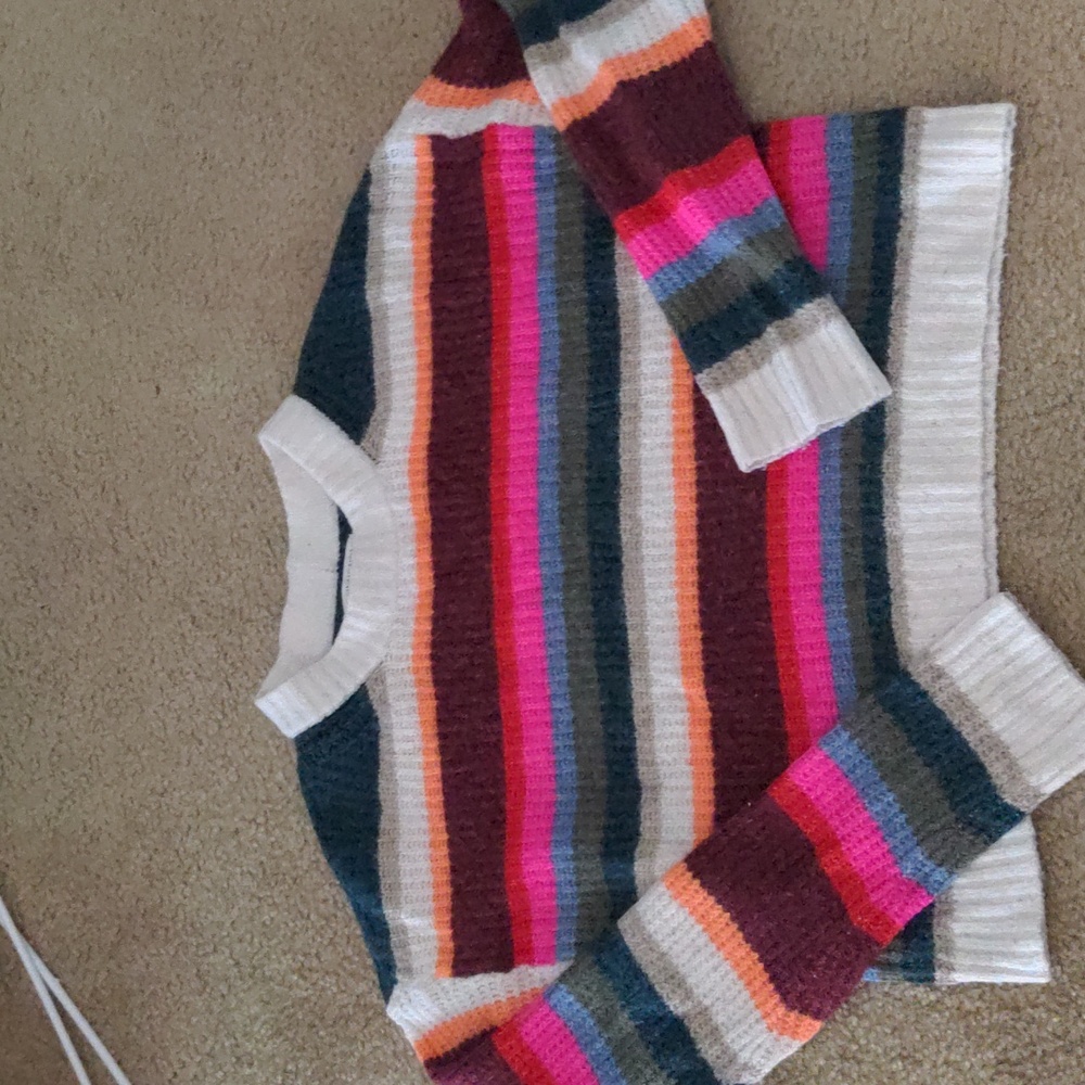 American eagle sweater in jewel fall tones XS